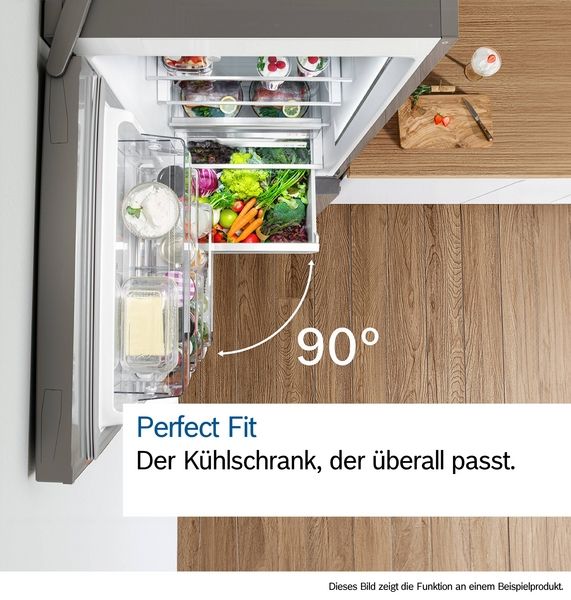 Bosch KGN39VIBT, Freistehende Kühl-Gefrier-Kombination mit Gefrierbereich unten