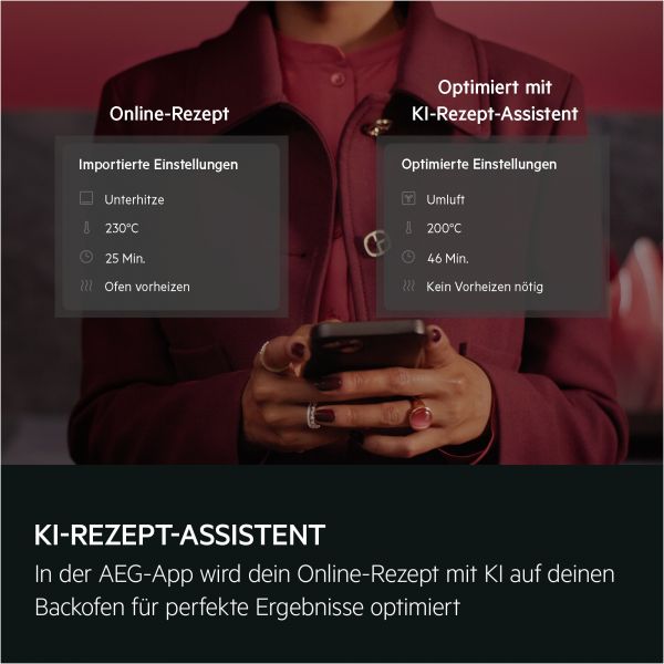 AEG TE8PB73ZAT - Einbauherd/Backofen - Matt Black