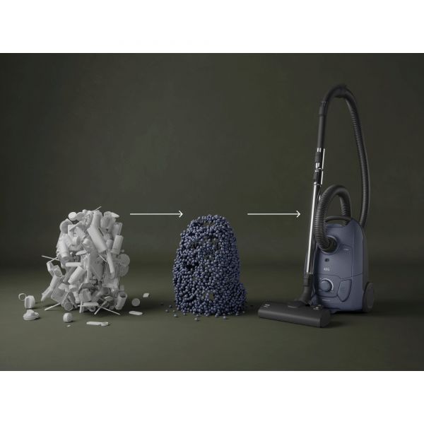 AEG AB51C1DB - Bodenstaubsauger - Denim Blue