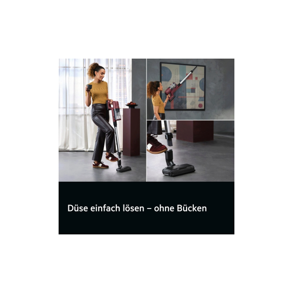 AEG AP61CB21DR - Akku Staubsauger - Dark Red
