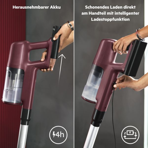 AEG AP61CB21DR - Akku Staubsauger - Dark Red
