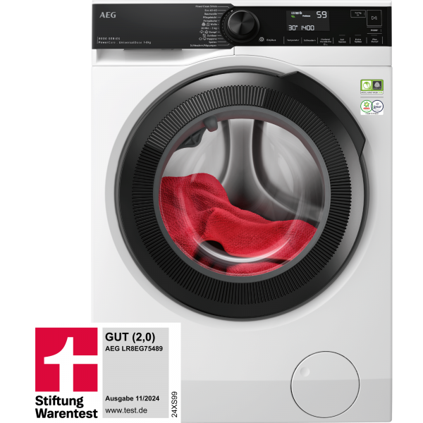 AEG LR8EG75489 - Waschmaschine - Weiß