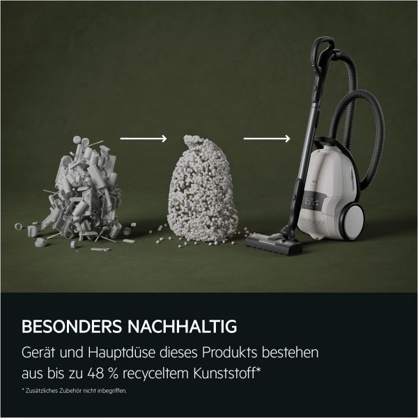AEG AB81U1SW - Bodenstaubsauger - Shell White