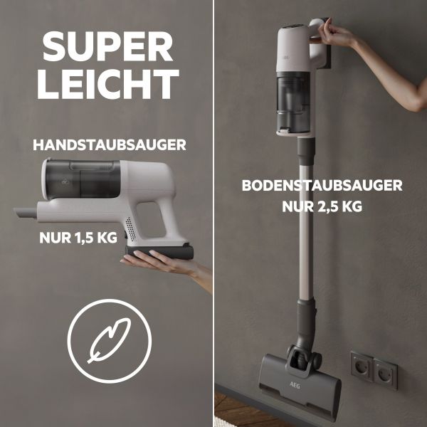 AEG AP61HB21SH - Akku Staubsauger - Shell White