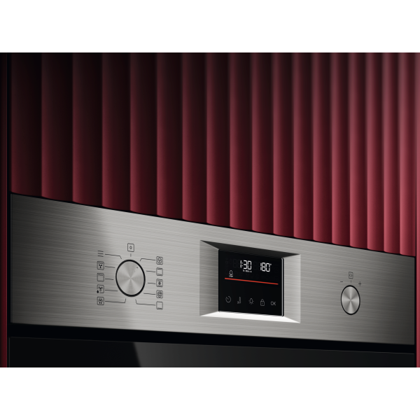 AEG NBU5P41CM - Einbauherd/Backofen - Edelstahl mit Antifingerprint