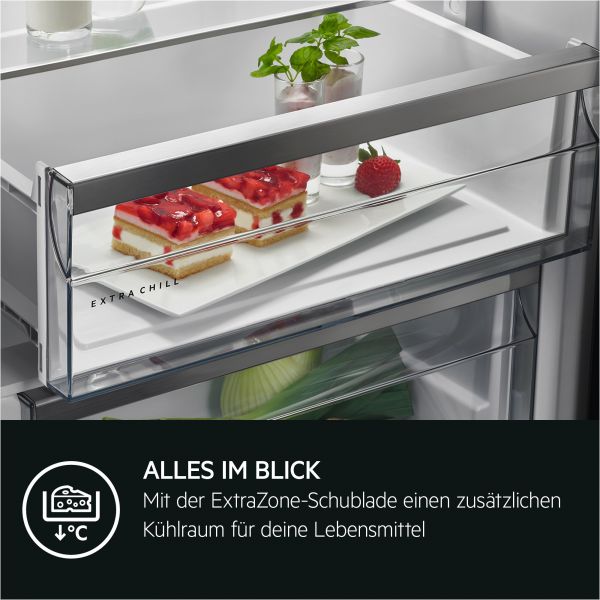 AEG NSC8M183DS - Kühl- / Gefrierkombination - Weiß