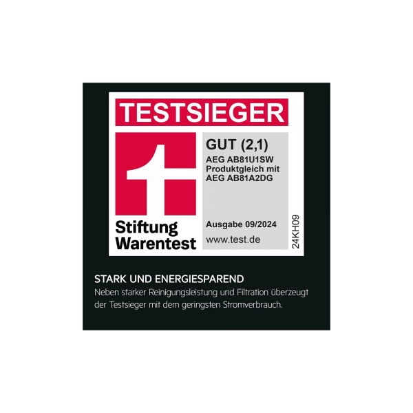 AEG AB81U1SW - Bodenstaubsauger - Shell White