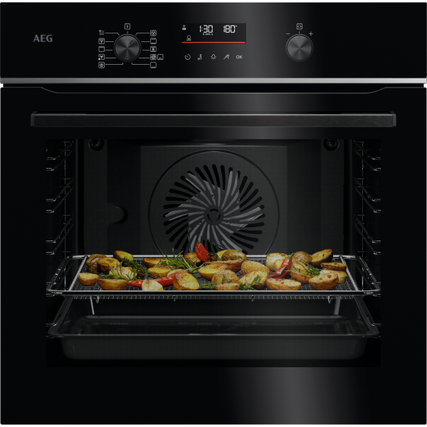 AEG TS6PB53ZAB - Einbauherd/Backofen - Schwarz