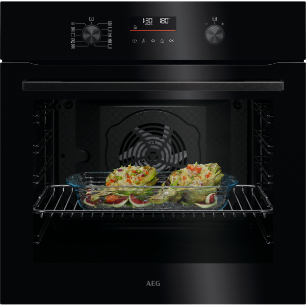 AEG NBU5P40SK - Einbauherd/Backofen - Schwarz