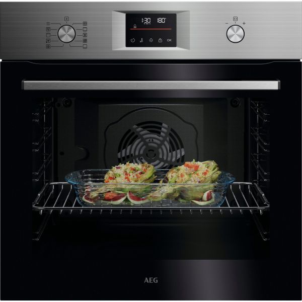 AEG NBU5P40SM - Einbauherd/Backofen - Edelstahl mit Antifingerprint