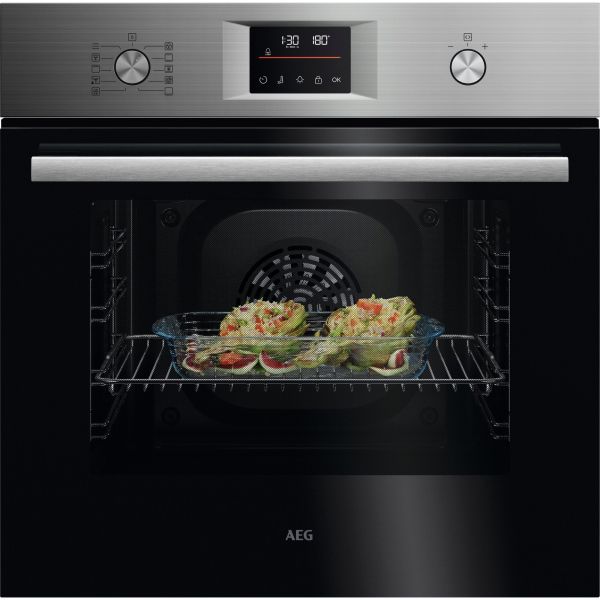 AEG NBU5P41CM - Einbauherd/Backofen - Edelstahl mit Antifingerprint