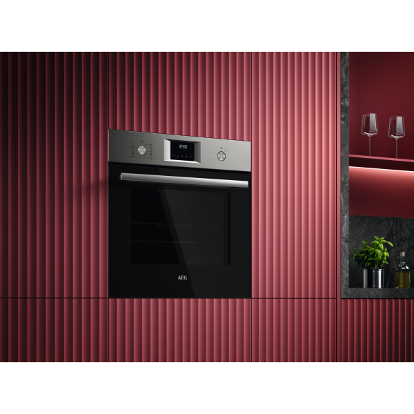 AEG NBU5P41CM - Einbauherd/Backofen - Edelstahl mit Antifingerprint
