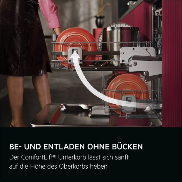 AEG FSE82827P - Geschirrspüler - Schwarz