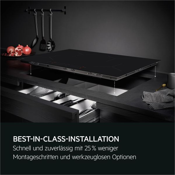 AEG KIB6844IT - Kochfeld - Matt Black