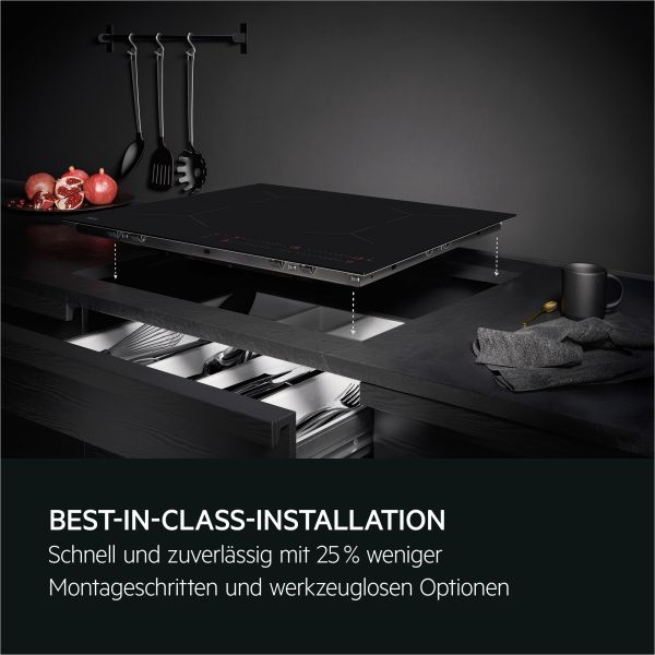 AEG KIB6644IT - Kochfeld - Matt Black