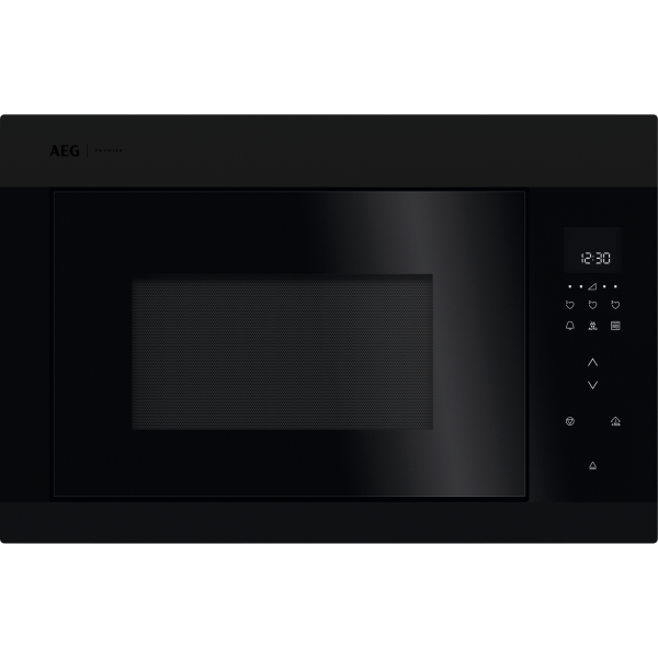 AEG MG2600T - Mikrowelle - Mattschwarzes Glas