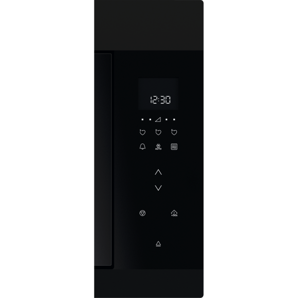 AEG MG2600T - Mikrowelle - Mattschwarzes Glas