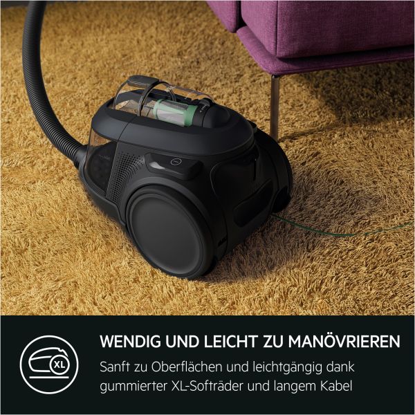 AEG AL61C2ÖKO - Bodenstaubsauger - Black Recycled