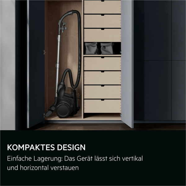 AEG AL61A2EPP - Bodenstaubsauger - Black Recycled