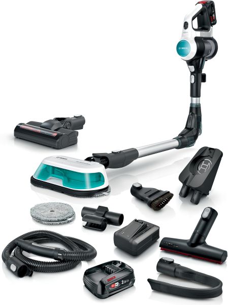 Bosch BSS712XHYG, Akku-Staubsauger 2in1 Saugen & Wischen