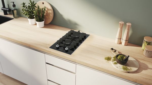 Bosch PRB3A6I40, Domino-Kochfeld, Gas