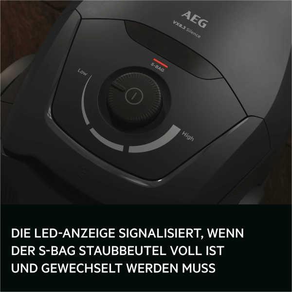 AEG VX83-2EBR - Bodenstaubsauger - Ebony Black