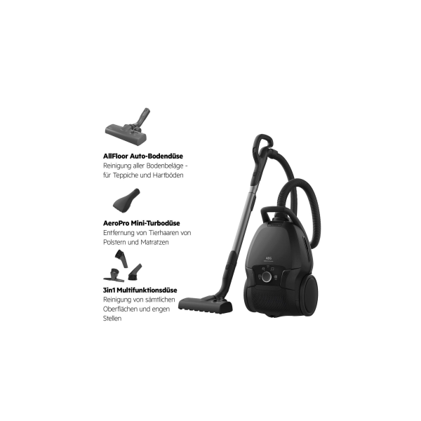 AEG VX9-5-EBR - Bodenstaubsauger - Ebony Black