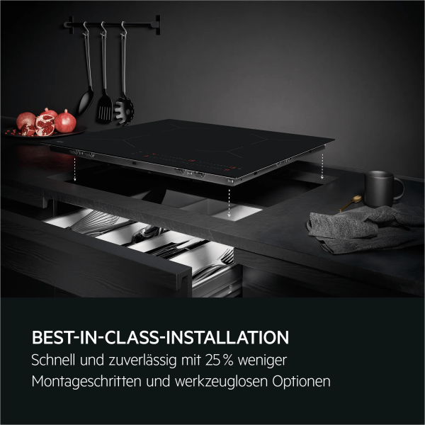 AEG OIO64C00IT - Kochfeld - Matt Black