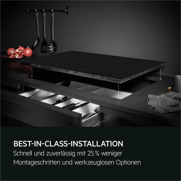 AEG OIO84A00IT - Kochfeld - Matt Black
