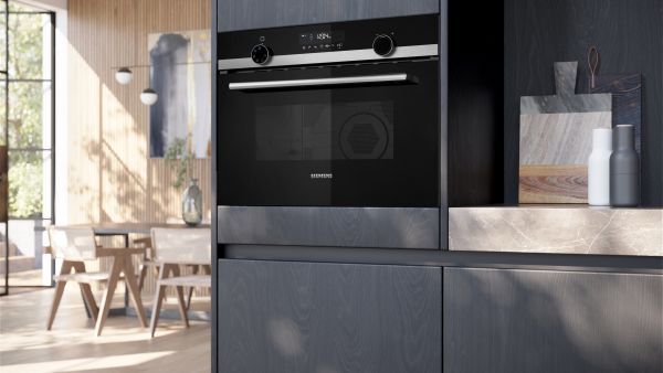 Siemens CM585AGS1, Einbau Mikrowelle mit Heißluft