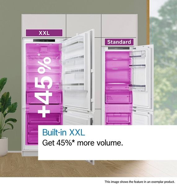 Bosch KBN96NSE0, Einbau-Kühl-Gefrier-Kombination mit Gefrierbereich unten