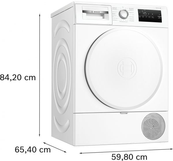 Bosch WTH83V04, Wärmepumpentrockner