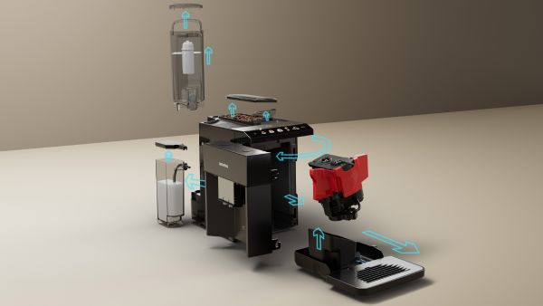 Siemens TQ515D09, Kaffeevollautomat