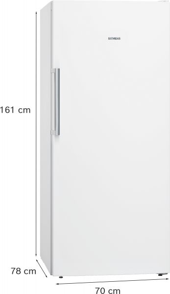 Siemens GS51NAWCV, Freistehender Gefrierschrank