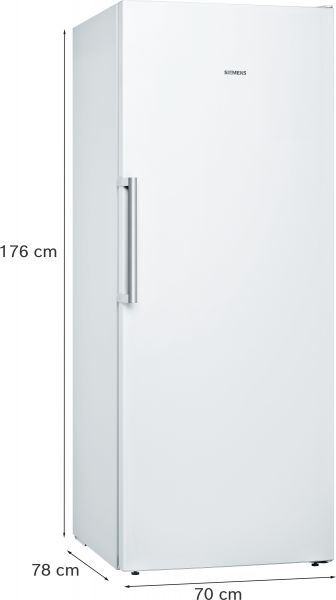 Siemens GS54NAWCV, Freistehender Gefrierschrank