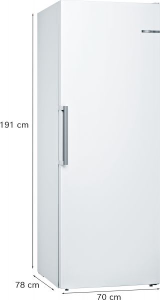 Bosch GSN58AWCV, Freistehender Gefrierschrank