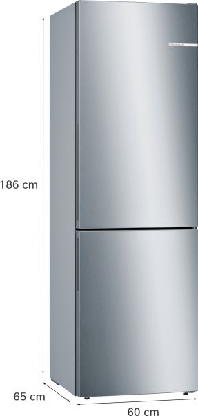 Bosch KGE36AICA, Freistehende Kühl-Gefrier-Kombination mit Gefrierbereich unten