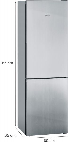 Siemens KG36EALCA, Freistehende Kühl-Gefrier-Kombination mit Gefrierbereich unten