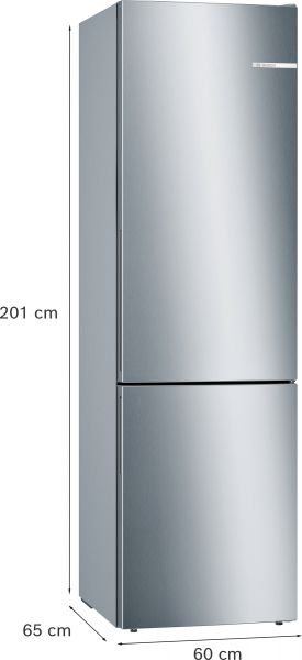 Bosch KGE39ALCA, Freistehende Kühl-Gefrier-Kombination mit Gefrierbereich unten