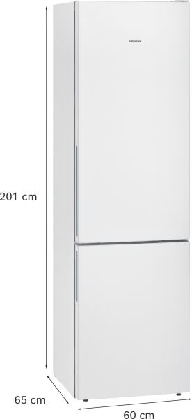 Siemens KG39EAWCA, Freistehende Kühl-Gefrier-Kombination mit Gefrierbereich unten