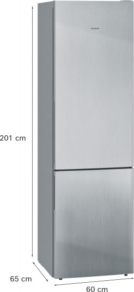 Siemens KG39EAICA, Freistehende Kühl-Gefrier-Kombination mit Gefrierbereich unten