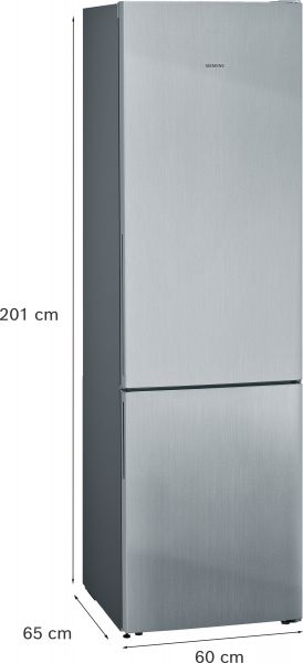 Siemens KG39E8IBA, Freistehende Kühl-Gefrier-Kombination mit Gefrierbereich unten
