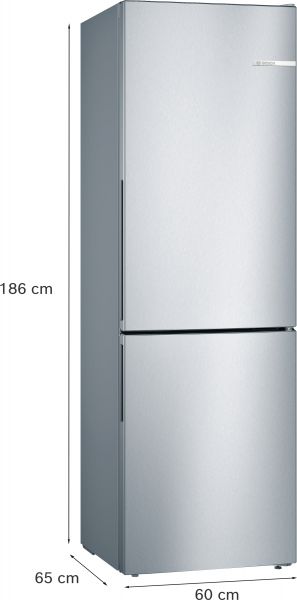 Bosch KGV36VLEA, Freistehende Kühl-Gefrier-Kombination mit Gefrierbereich unten