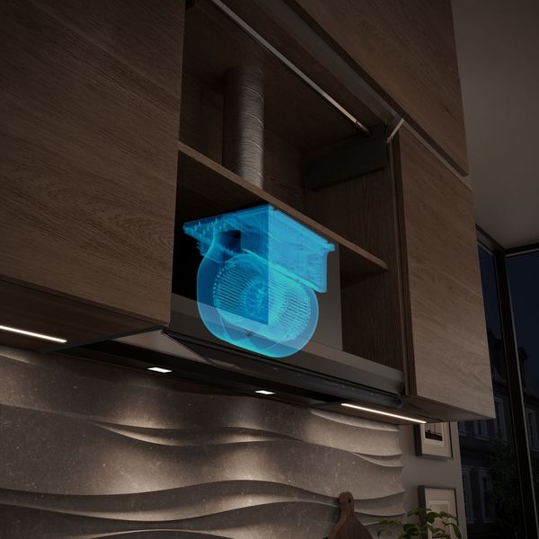 Siemens LJ95BCC60, Integrierte Designhaube