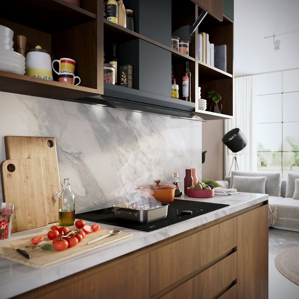 Neff D97XDP2S0, Integrierte Designhaube