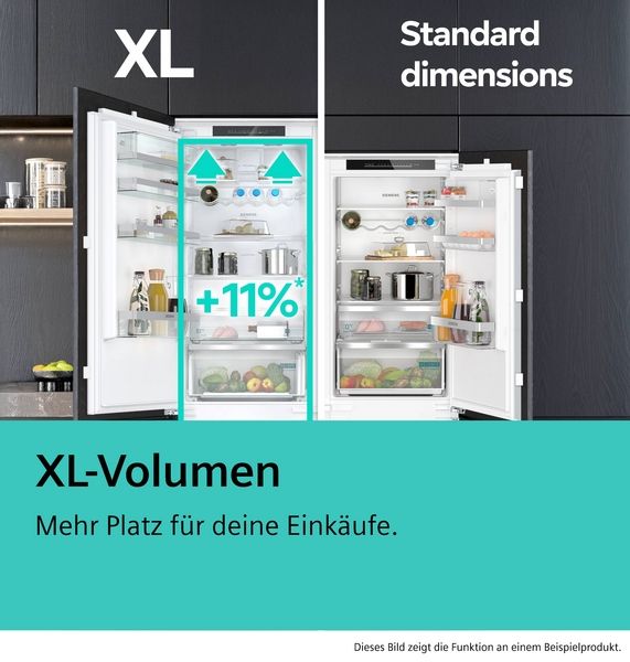 Siemens KI96NVFD0, Einbau-Kühl-Gefrier-Kombination mit Gefrierbereich unten