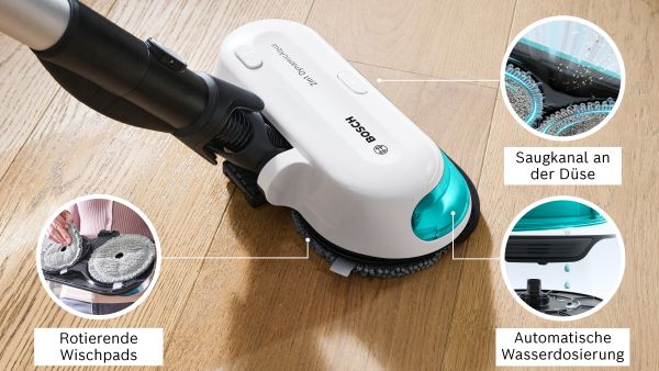 Bosch BKS71HYG1, Akku-Staubsauger 2in1 Saugen & Wischen
