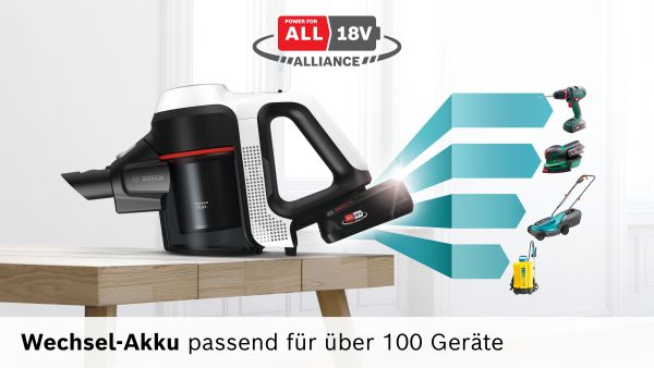 Bosch BKS71HYG1, Akku-Staubsauger 2in1 Saugen & Wischen