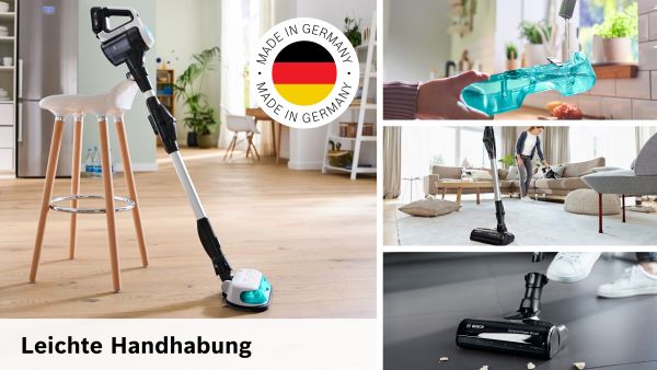 Bosch BKS71HYG1, Akku-Staubsauger 2in1 Saugen & Wischen