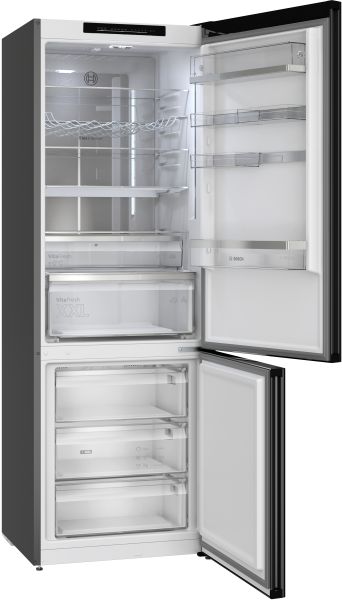 Bosch KGN49LBCF, Freistehende Kühl-Gefrier-Kombination mit Gefrierbereich unten, Glastür